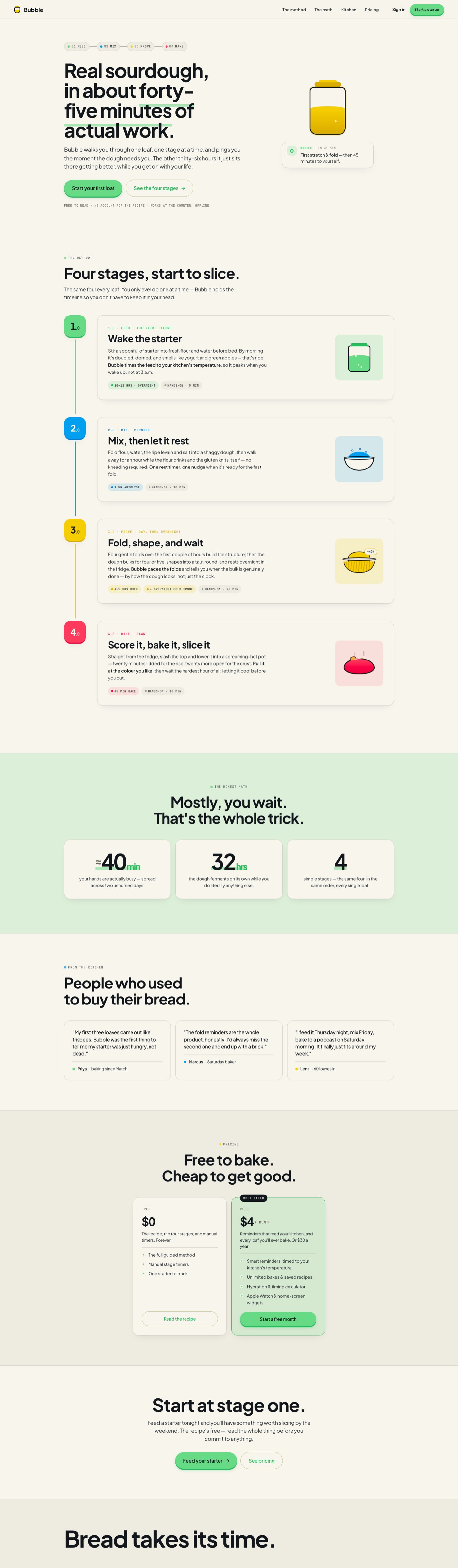 Sample landing page designed by Valencia Media Lab